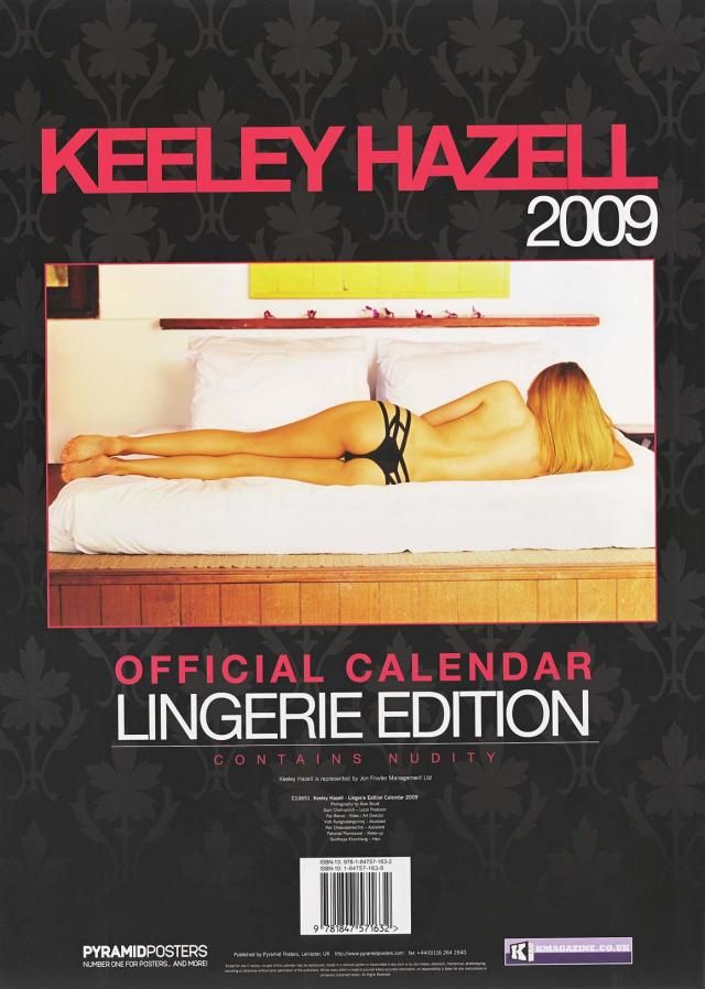 Calendar with Keeley Hazell for 2009 + 2010 calendar preview - 12