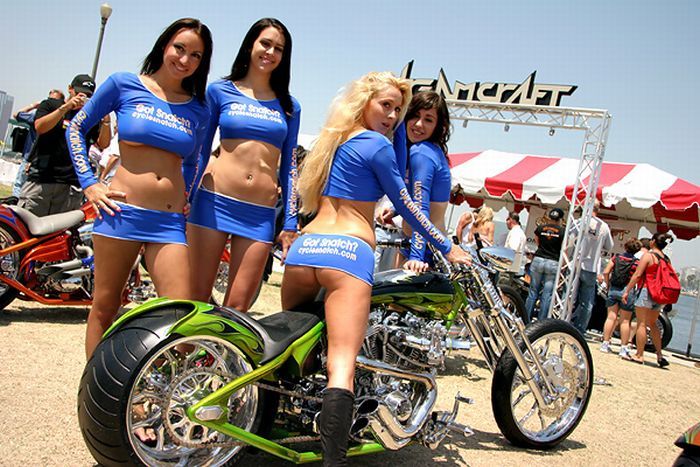Cool girls from one Moto show - 32