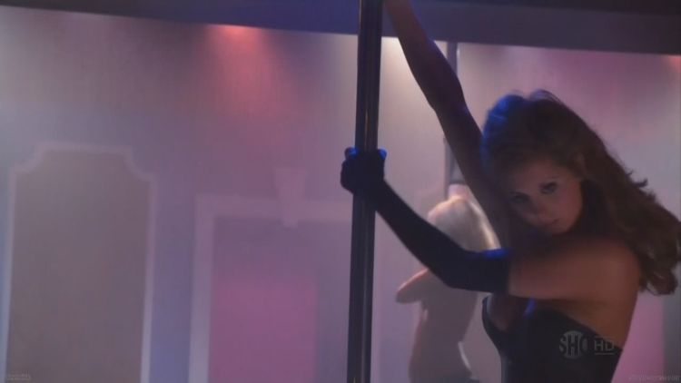 Topless Eva Amurri in a scene from Californication in the role of a stripper - 21
