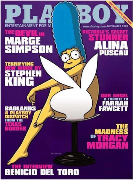Marge Simpson in Playboy - 00