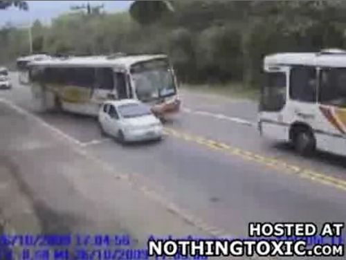 Frontal collision of buses - 20091104