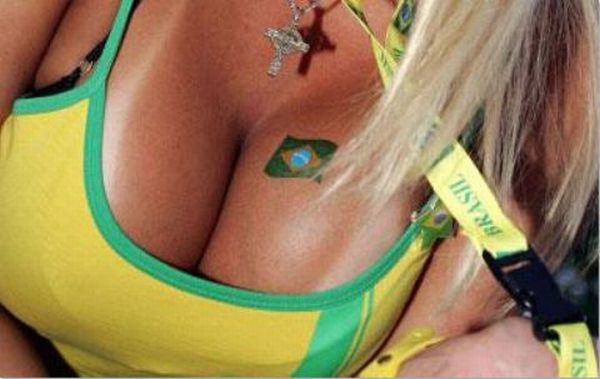 Sexy soccer female fans - 15