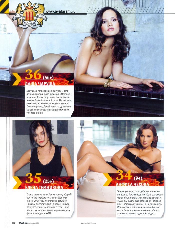 100 sexiest women of Russia according to Maxim magazine - 23