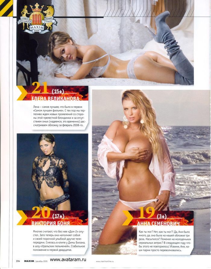 100 sexiest women of Russia according to Maxim magazine - 28