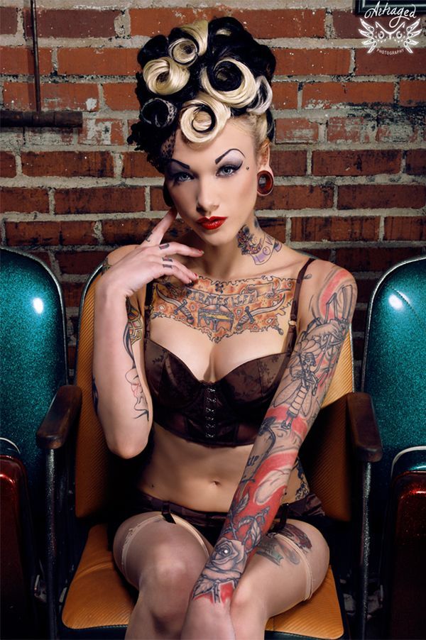 Excellent selection with tattooed chicks - 10