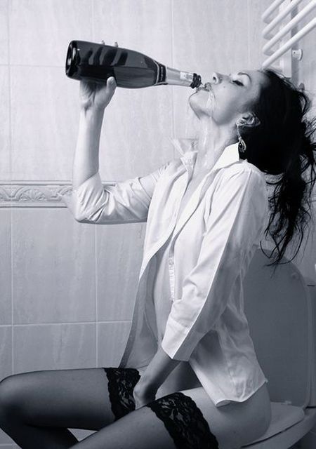 Women and alcohol - very erotic - 02