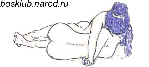 A little bit strange drawings of naked women - 04