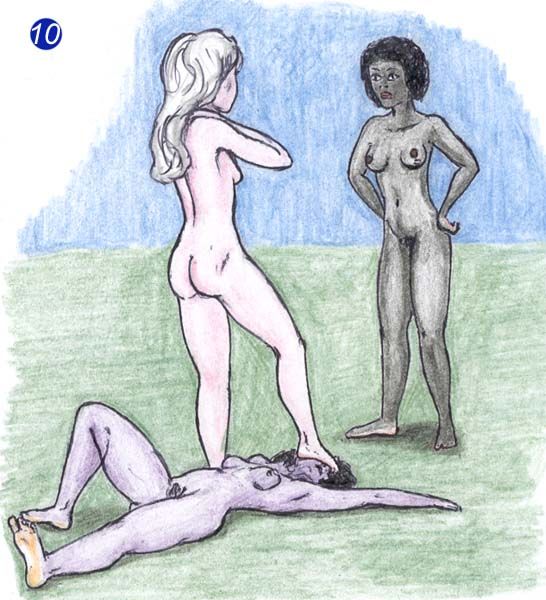 A little bit strange drawings of naked women - 141