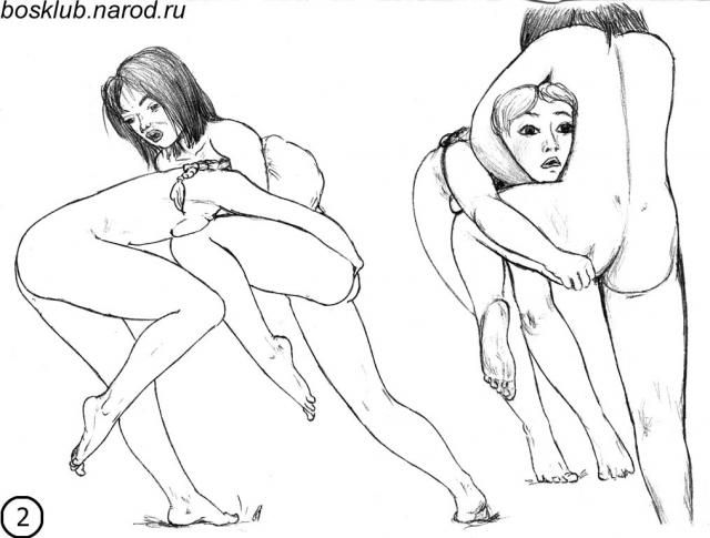 A little bit strange drawings of naked women - 27