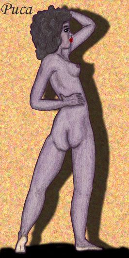 A little bit strange drawings of naked women - 99