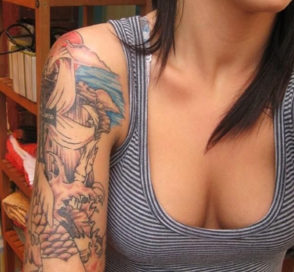 Friday collection of girls with tattoos - 31