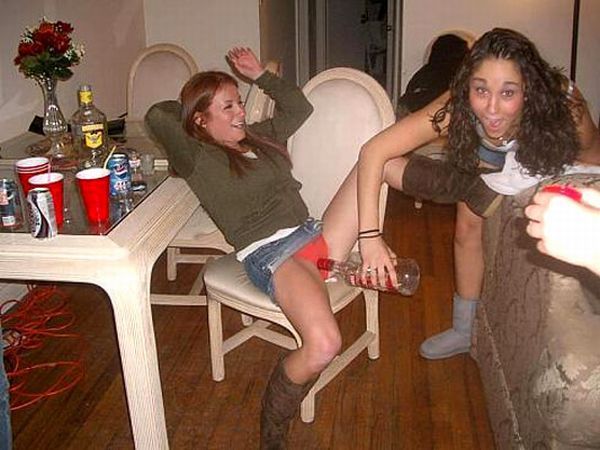 Drunk girls, a real fun of any party - 22