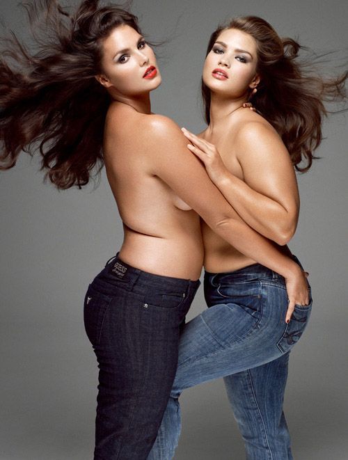 Unusual photo session with fatty models for V magazine - 03