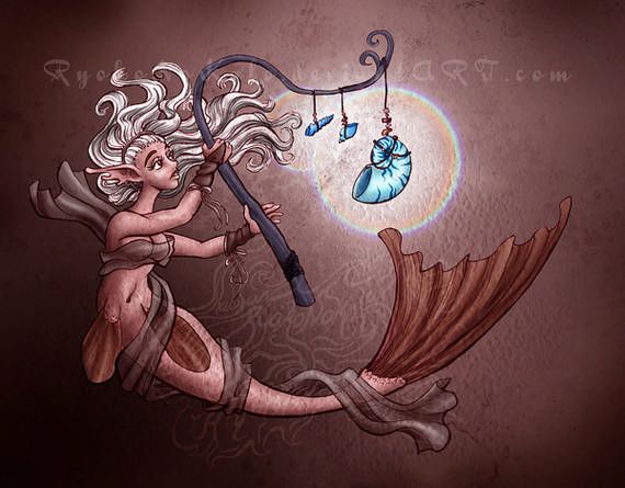Drawings with mermaids - 03