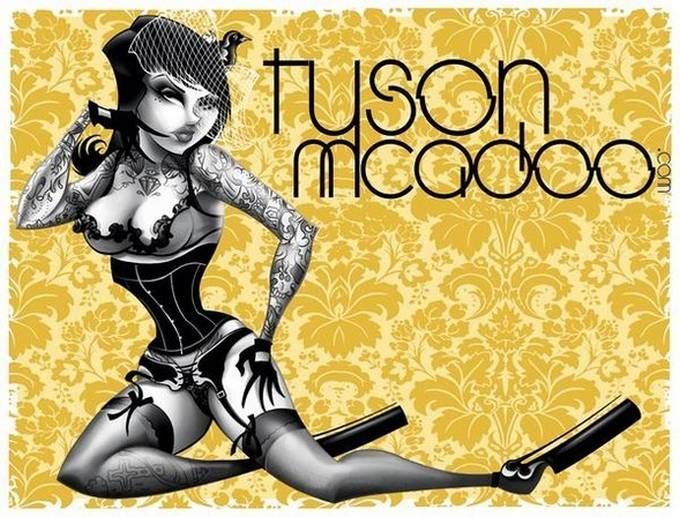Funny cartoon girls in the works of Tyson McAdoo - 11