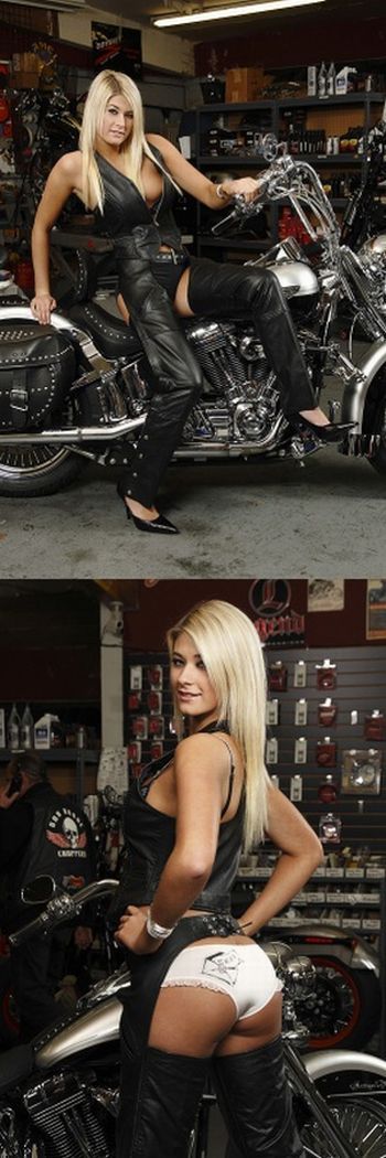 Sexy babes and motorcycles - 13
