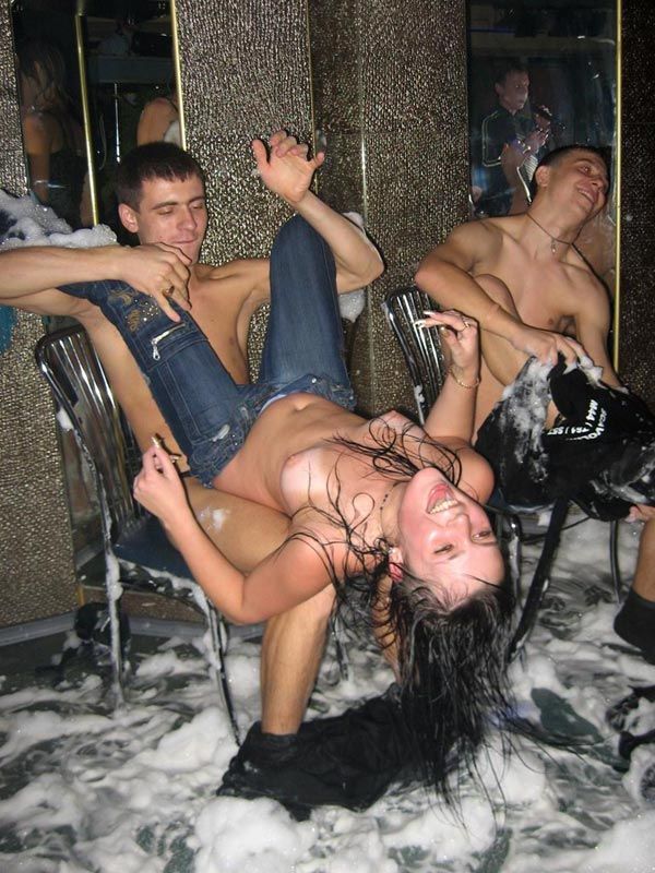 Foam party in one of the Ukrainian nightclubs - 04