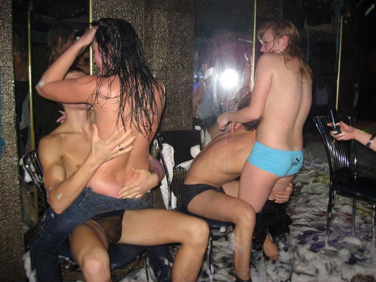 Foam party in one of the Ukrainian nightclubs - 09
