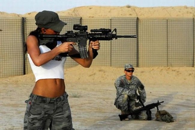 Sexy girls and weapons - killer combination - 08