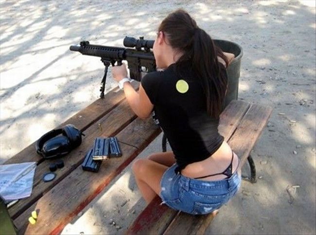 Sexy girls and weapons - killer combination - 16