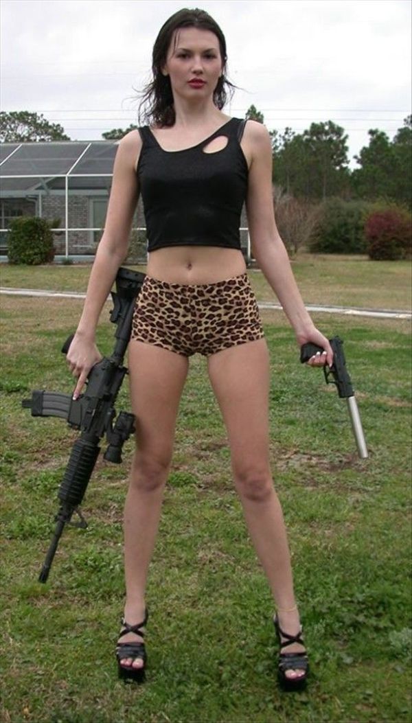 Sexy girls and weapons - killer combination - 22