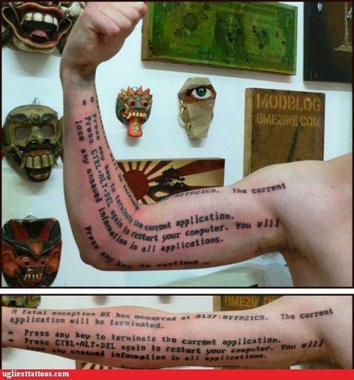 The most horrible tattoos - 35