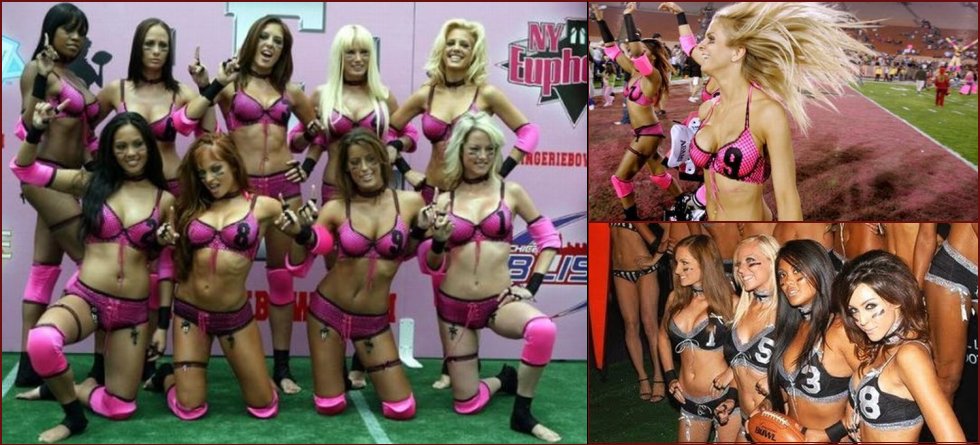 Beauty and sexy Lingerie Football League - 9