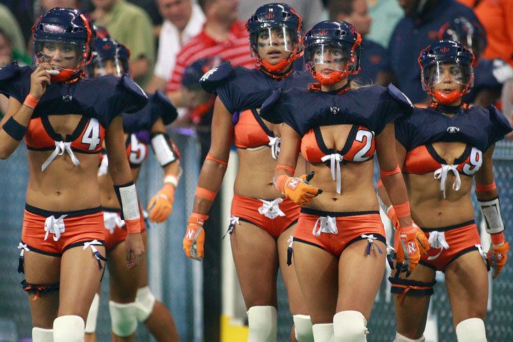 Beauty and sexy Lingerie Football League - 10