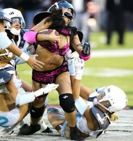 Beauty and sexy Lingerie Football League - 11