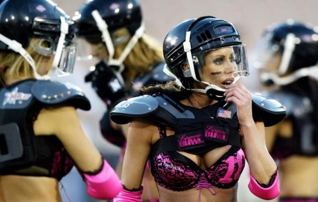 Beauty and sexy Lingerie Football League - 13