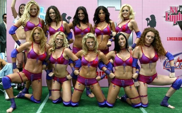 Beauty and sexy Lingerie Football League - 22
