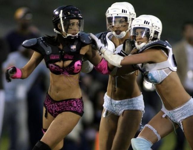 Beauty and sexy Lingerie Football League - 26