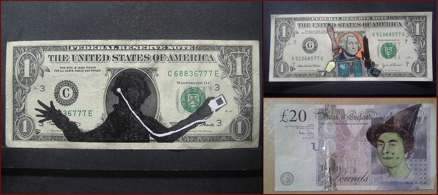 Creative money bills or how to ruin money with originality - 12