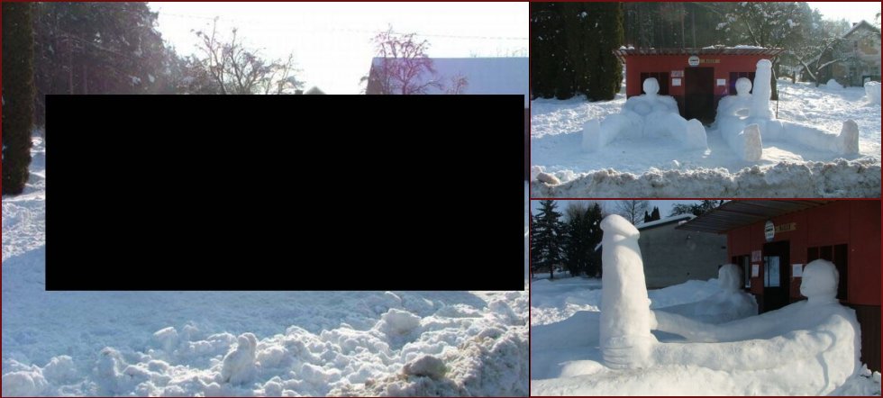 Obscene snow sculpture - 13