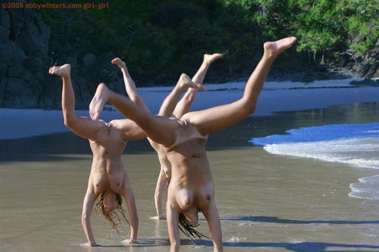 Sexy trio is having fun at the beach - 15