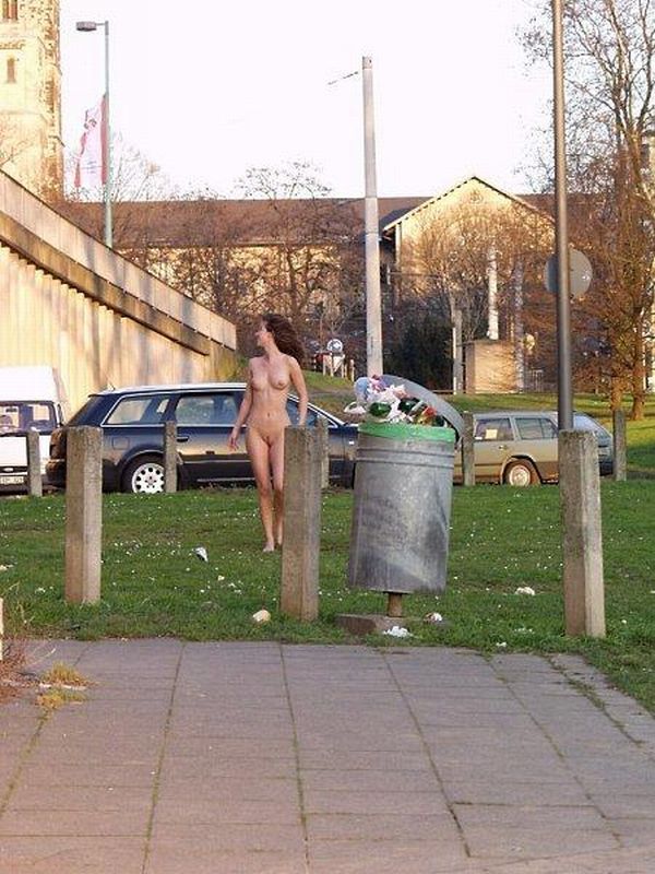 She’s just loving to get naked in public places - 35