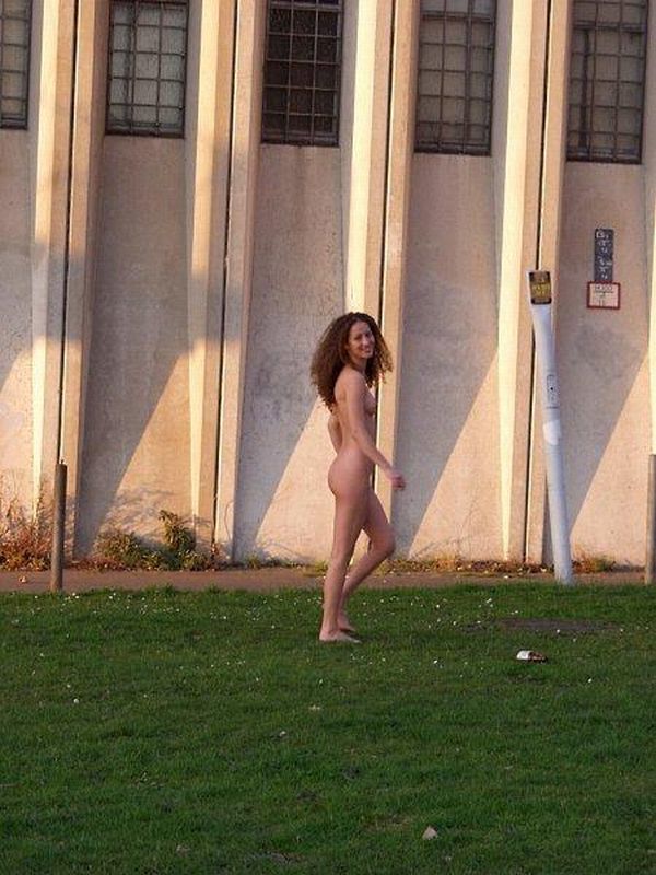 She’s just loving to get naked in public places - 36