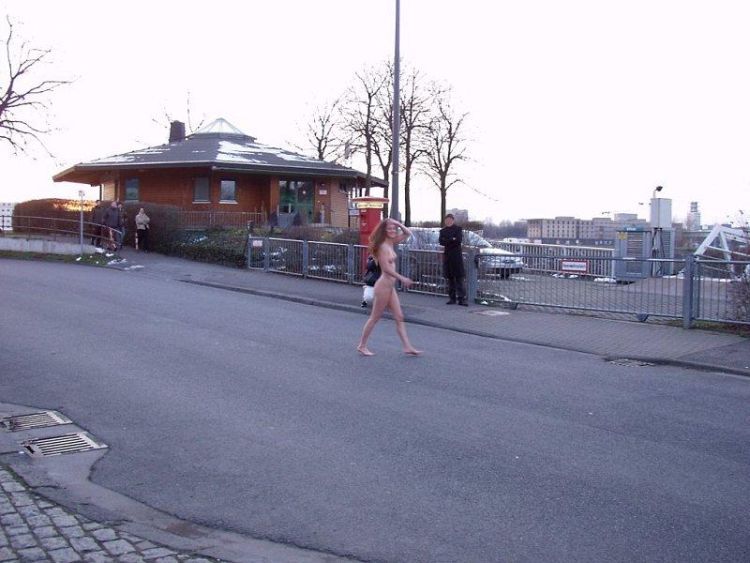She’s just loving to get naked in public places - 41