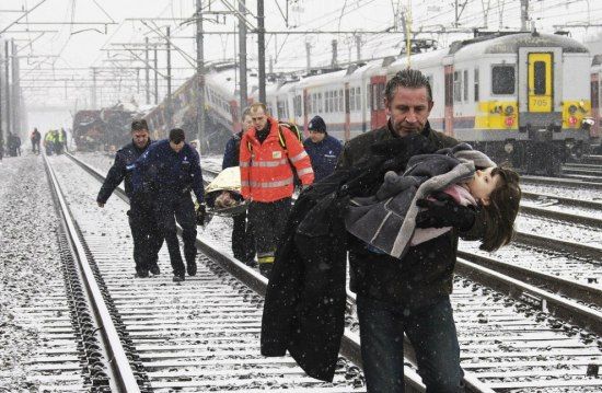 Terrible railway accident near Brussels - 12