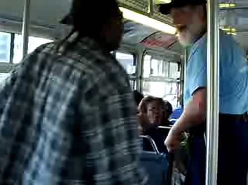 The fight in the bus. An elderly person doesn’t mean a weak person - 20100218