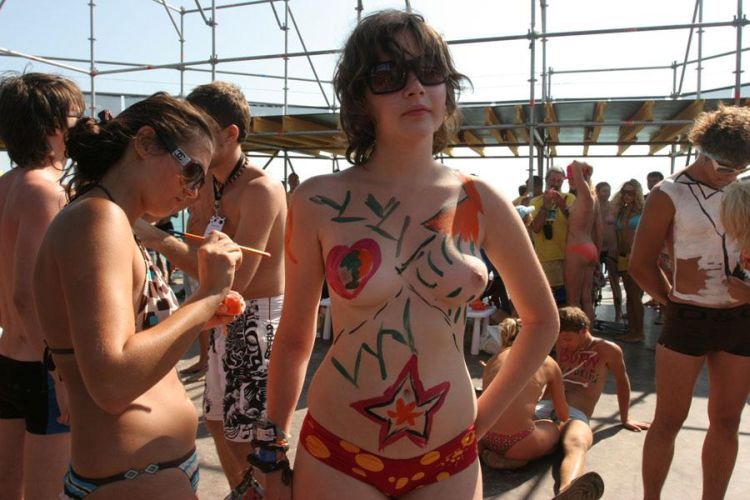 Body art party at the Kazantip festival - 21