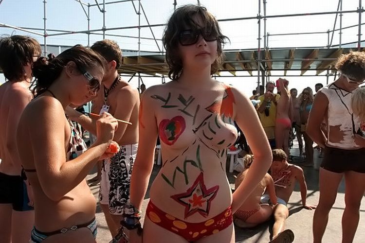 Body art party at the Kazantip festival - 47