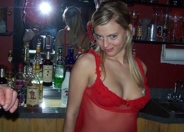 Barmaid ready to do anything for money - 03