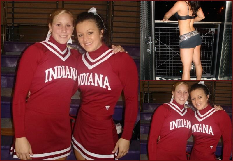 A cheerleader from Indiana University was excluded after these photos appeared in the internet - 15