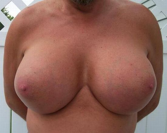 boobs huge Men with