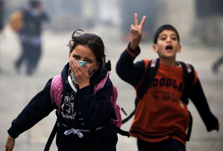 Riots in the streets of Hebron - 01