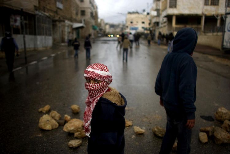 Riots in the streets of Hebron - 03