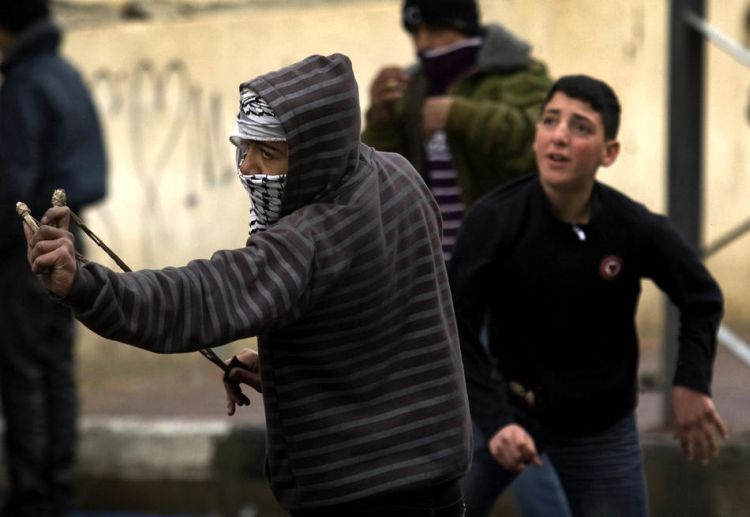 Riots in the streets of Hebron - 06