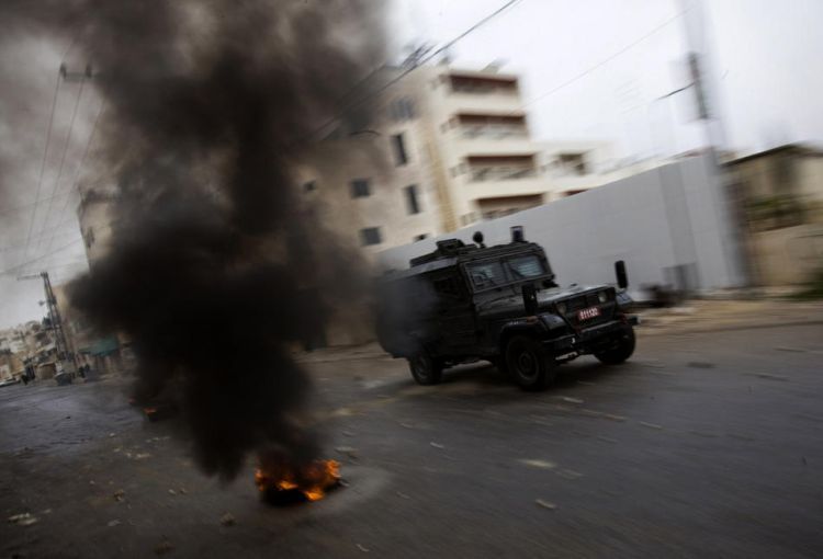 Riots in the streets of Hebron - 07