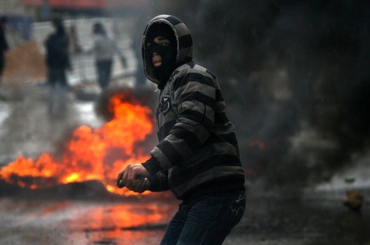 Riots in the streets of Hebron - 22